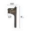 Balmoral Post Mounted Mailbox-407065841-408694322