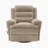 Rosalee 41" Modern & Contemporary Recliner - Textured Microfiber Swivel Glider Recliner with Comfortable Padding and Effortless Pull-Handle Reclining Mechanism.-574307389