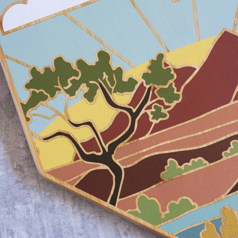Nevada Cutting & Serving Board with Artwork by Summer Stokes