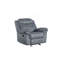 Ensemble de salon inclinable en velours bicolore 3 pièces Zubaida-639116203