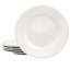 Ensemble de 6 assiettes blanches Elama Gretel