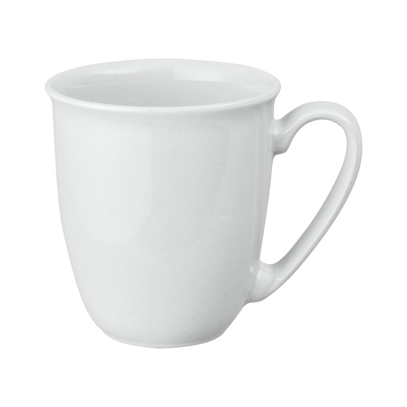 Elements Handmade Stoneware Coffee Mug, White