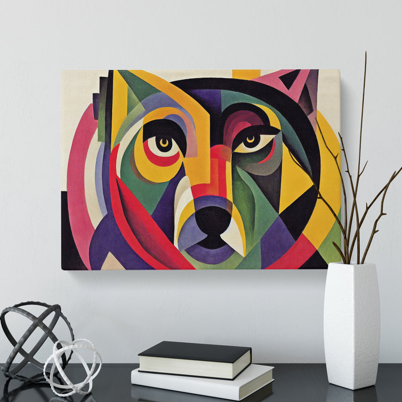 Wolf Abstract Vol.1 - Wrapped Canvas