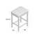 Tanner Upholstered Counter Stool w/ Chair Glides