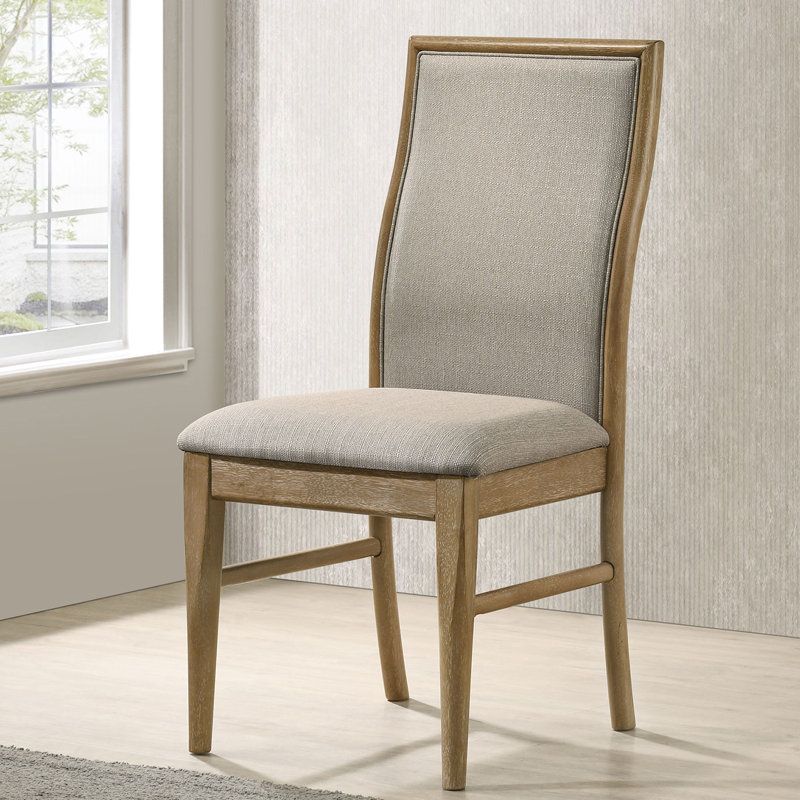 Set Of 2 Barley Upholstered Dining Side Chairs | Gift Idea