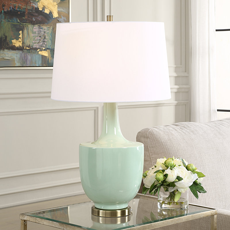 Cathaoir Mint Green Table Lamp