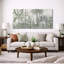 «Soft Neutral Tropical Palms and Jungle Greenery Botanical Wall Decor», reproduction d'art sur toile encadrée 3 pièces.-424052684-424052687