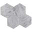 10.25" x 10.25" Marble Mosaic Wall Tile