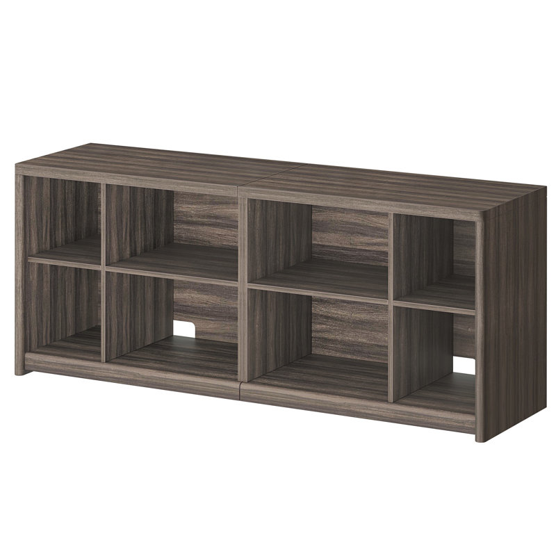 Tv Cabinet With Storage Shelves, Brown