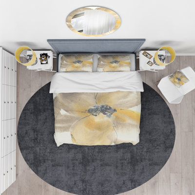 Weave / Muslin Floral Duvet Cover