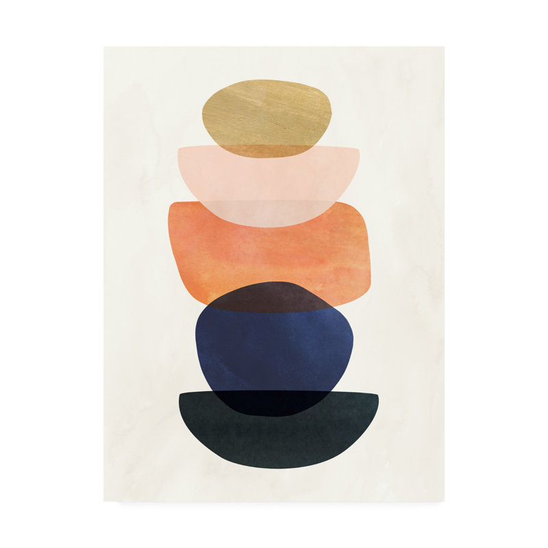 Reproduction d’art sur toile tendue « mod pods II » par Victoria Borges, H 47 po x l 35 po x P 2 po