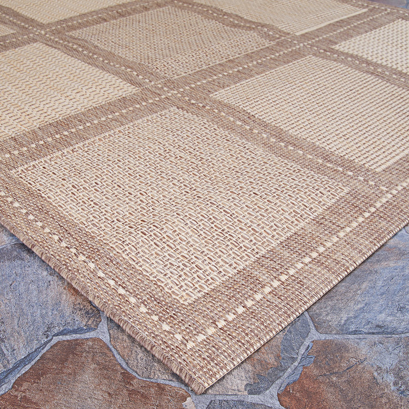 Tapis naturel / beige Sania, Rectangle 2 pi x 3 pi 7 po