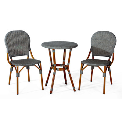 Ollegard 2 - Person Patio Dining Set with Round Table