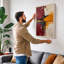 Geometric Tension Abstract - Wrapped Canvas-1485741593-1485741598