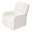 1 Seater Chenille Sofa-704877089