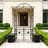 Metal Garden Arch With Gate 79.5'' Wide X 86.6'' High Climbing Plants Support Rose Arch Outdoor