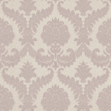 Cottage Chic Cottage Chic Damask Italian Vinyl on Non-woven 33' L x 21" W Wallpaper Roll
