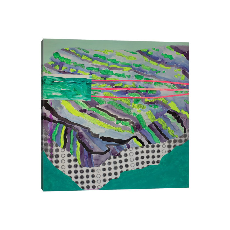 Green Pattern by Pamela Staker - Painting on Canvas, Wrapped Canvas, 66.04 cm H x 66.04 cm W x 1.91 cm D