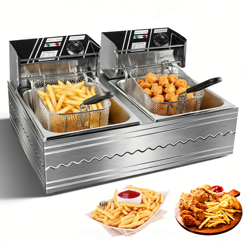 Compact Stainless Steel Electric Deep Fryer