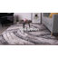 Tapis à poils longs gris foncé / gris clair Cobina-37328414