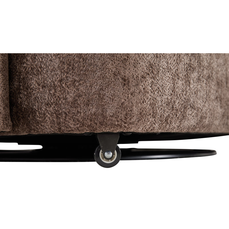 Chaises pivotantes à 360 °, coussins de canapé surdimensionnés avec 3 coussins, coussins de dossier de style moderne et confortable, pour le salon, la chambre à coucher