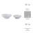 Fiberglass Resin Cement Pottery Planters With Elevated Bowl Design And Durable Composite Construction For Modern Decorative Appeal, Versatile Sculptural Accent Pieces - Set Of 2-1912179187