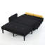 Fauteuil inclinable en velours noir avec causeuse-522518346-522518348