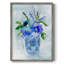 «Blue Bouquet I», reproduction encadrée - bois massif 46827-1693011016