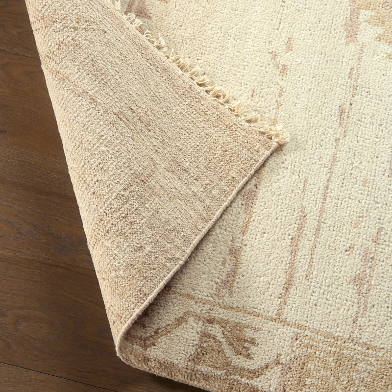 Jaipur Living Alamo Hand-Knotted Tribal Cream/ Beige Area Rug (8'X10'), Rectangle 9' x 12'