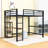 Ferris Full Loft Bed with Built-in-Desk