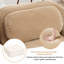 Canapé modulaire en velours côtelé modulaire à assise profonde Camel avec dossier incurvé pour le salon-713273777