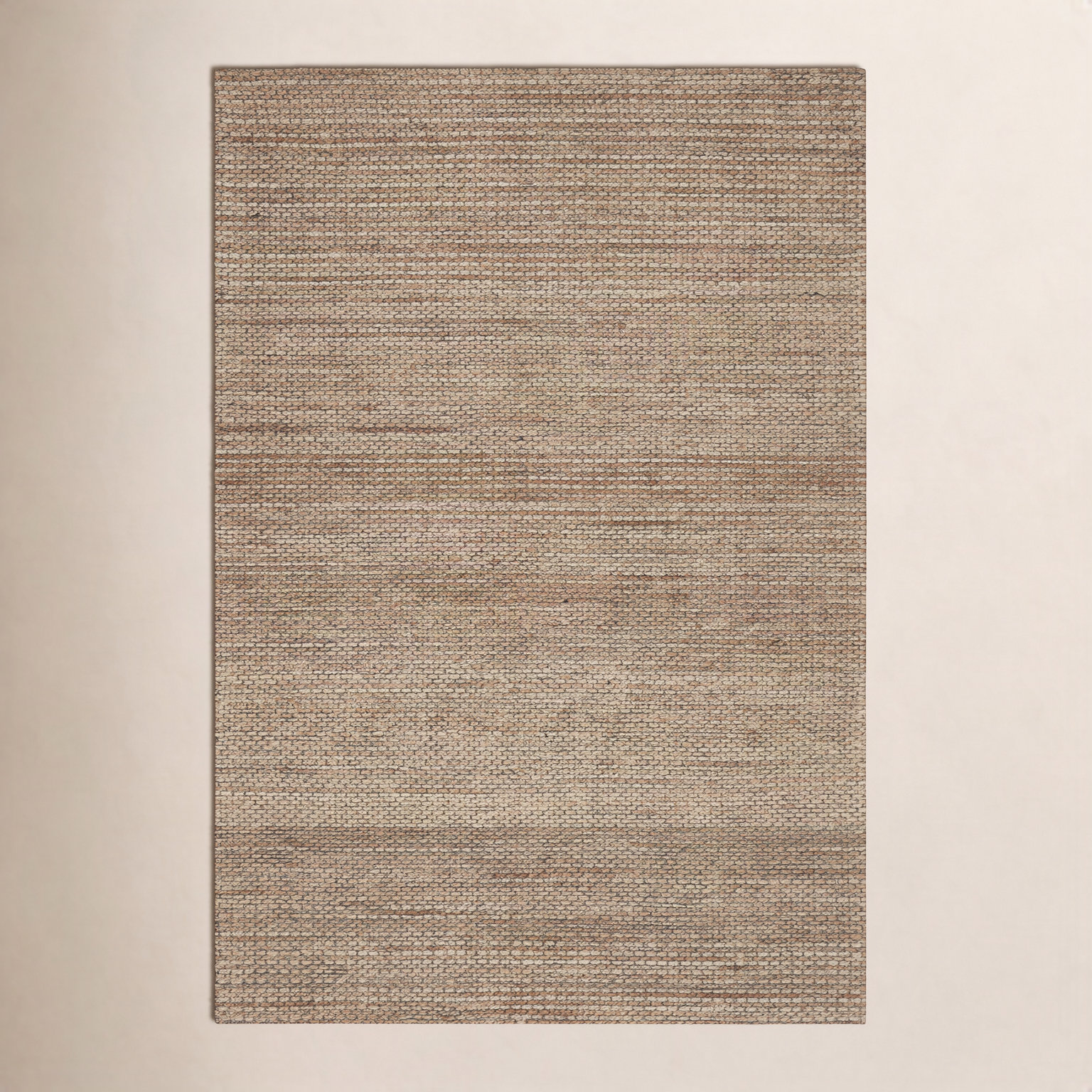 Abisai Brown Hand-Woven Jute Rug, Rectangle 2'3" x 3'9"