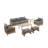 7 Pieces Outdoor Patio Conversation Set-1299540880