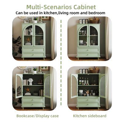 Armoire de rangement Mint Green Farmhouse
