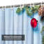 Rideau de douche de Noël avec 12 crochets-270939064