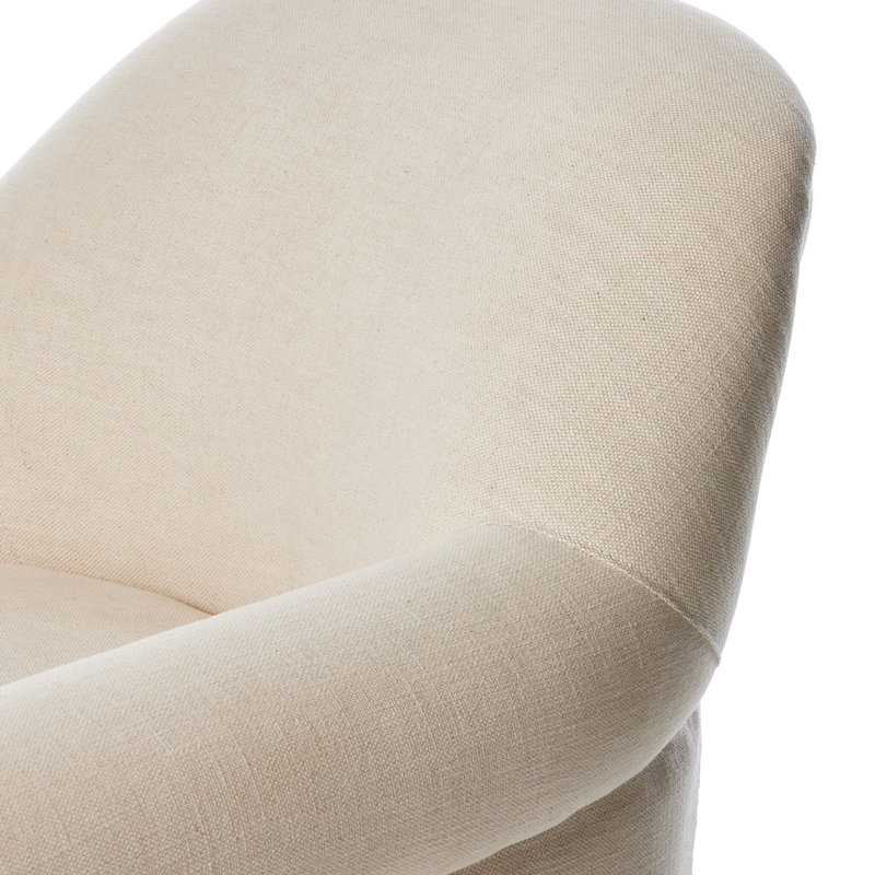 Arden Swivel Chair, Bergamo Parchment