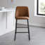 Alodie Upholstered Counter Stool with Metal Frame-72917517