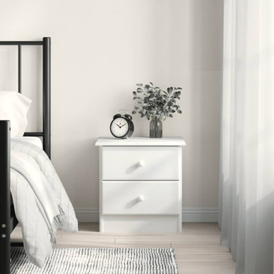 vidaXL Bedside Cabinet ALTA 41x35x41 cm Solid Wood Pine
