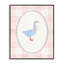 Giclée sur toile écossaise rose pâle, design par The Paper Curator-423678977-423678976