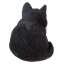 Statue de chaton tigré endormi-209440243