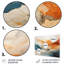 «Abstract Orange and Blue River Ink» sur-884687867