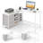 Shatima L-Shaped Metal Base Accent with Power Outlet