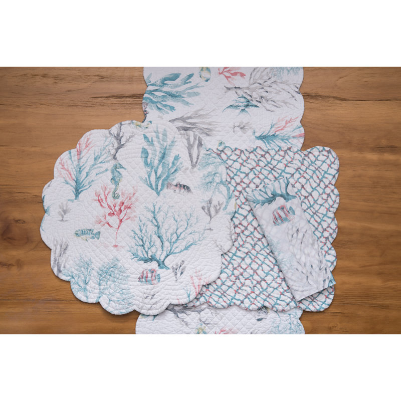 Detdeus No Pattern Cotton Table Runner