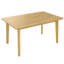 Table de salle à manger Rustic Farmhouse - Structure en bois massif, table de salle à manger rétro minimaliste-111275162