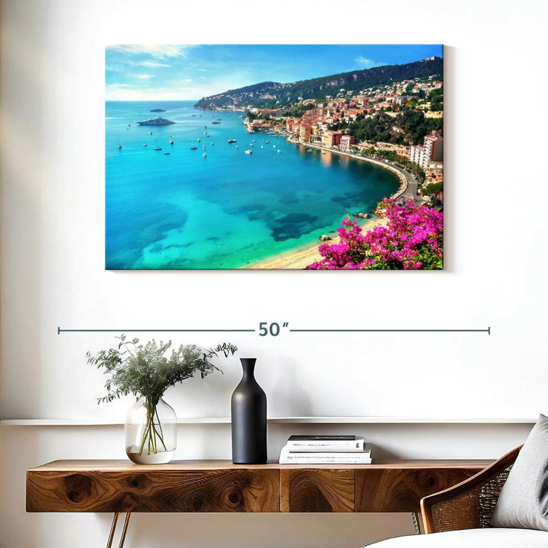 Gillard Villefranche-Sur-Mer Coastal Gillard, H 26 po x l 39 po