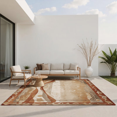 Tapis intérieur et extérieur Serene Ebb