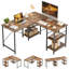 Thielsen Modular L-Shaped Steel Computer Desk-1424674026