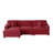 3 - Piece Upholstered Corduroy Modular Sectional Sofa-L-1492924869-1492924891
