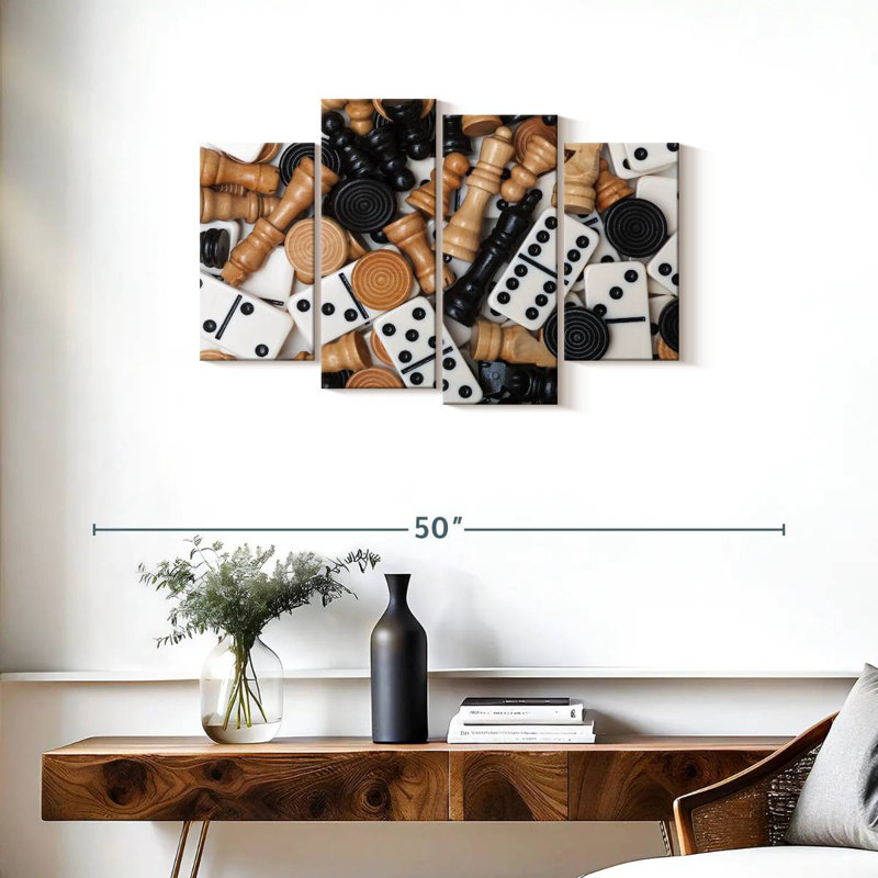Senne Board Games, 22" H x 36" W