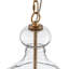 Luminaire suspendu simple en verre transparent 1 lumière Kazal-1088764127